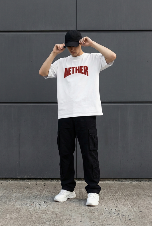 The Aether Varsity Oversized Tee